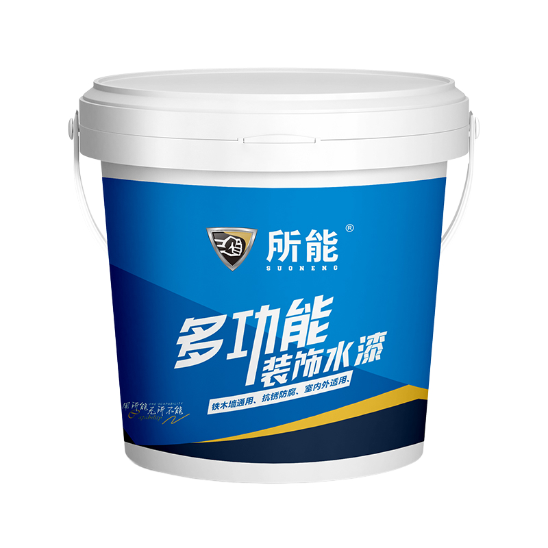 How can water-based multifunctional paint achieve super strong adhesion and never fall off and crack?